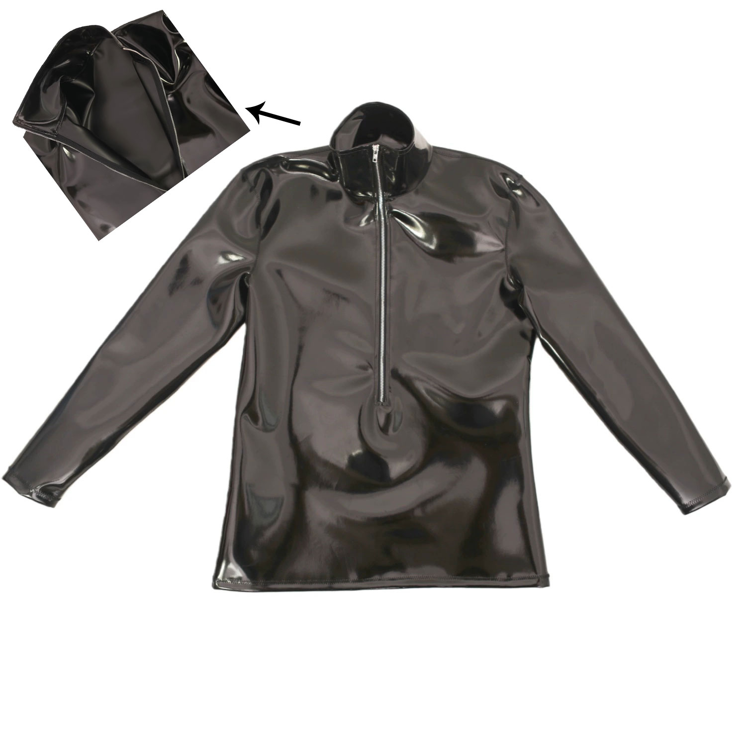 Mens Fashion Top - New Fashion Cloth Latex Men's T-shirts
