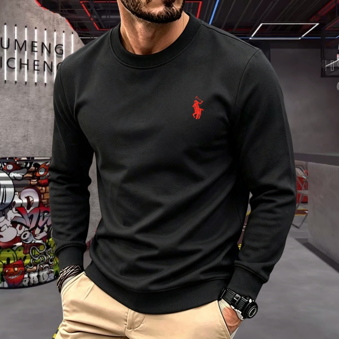 Mens Fashion Top - Soft cotton high-end brand men's long