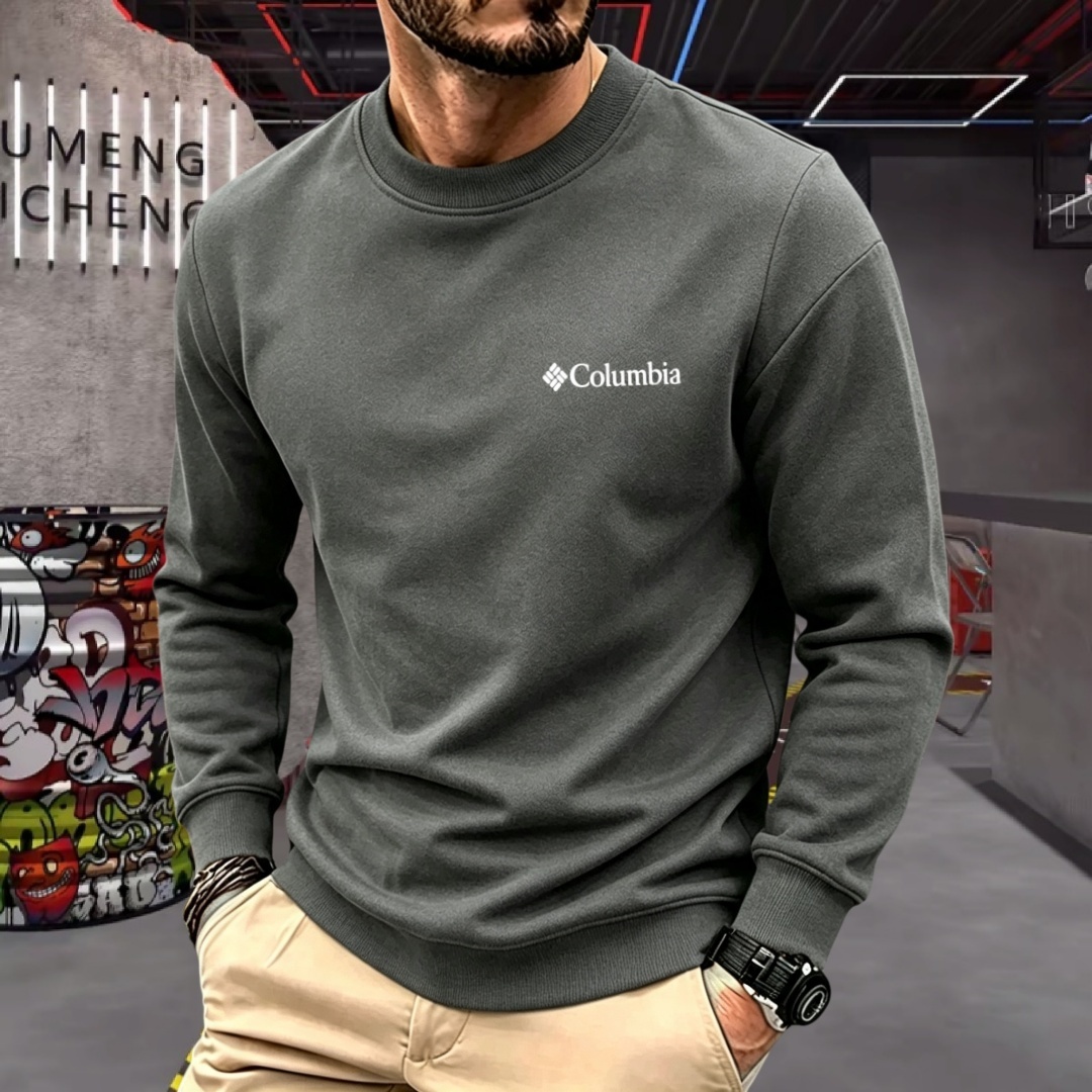 Mens Fashion Top - Soft cotton high-end brand men's long