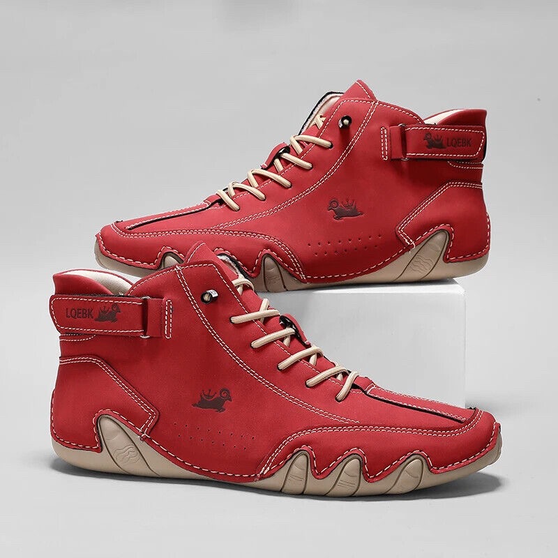 Men'S Fashion For 45 Years Old - Leather Casual Shoes Sneakers for Men