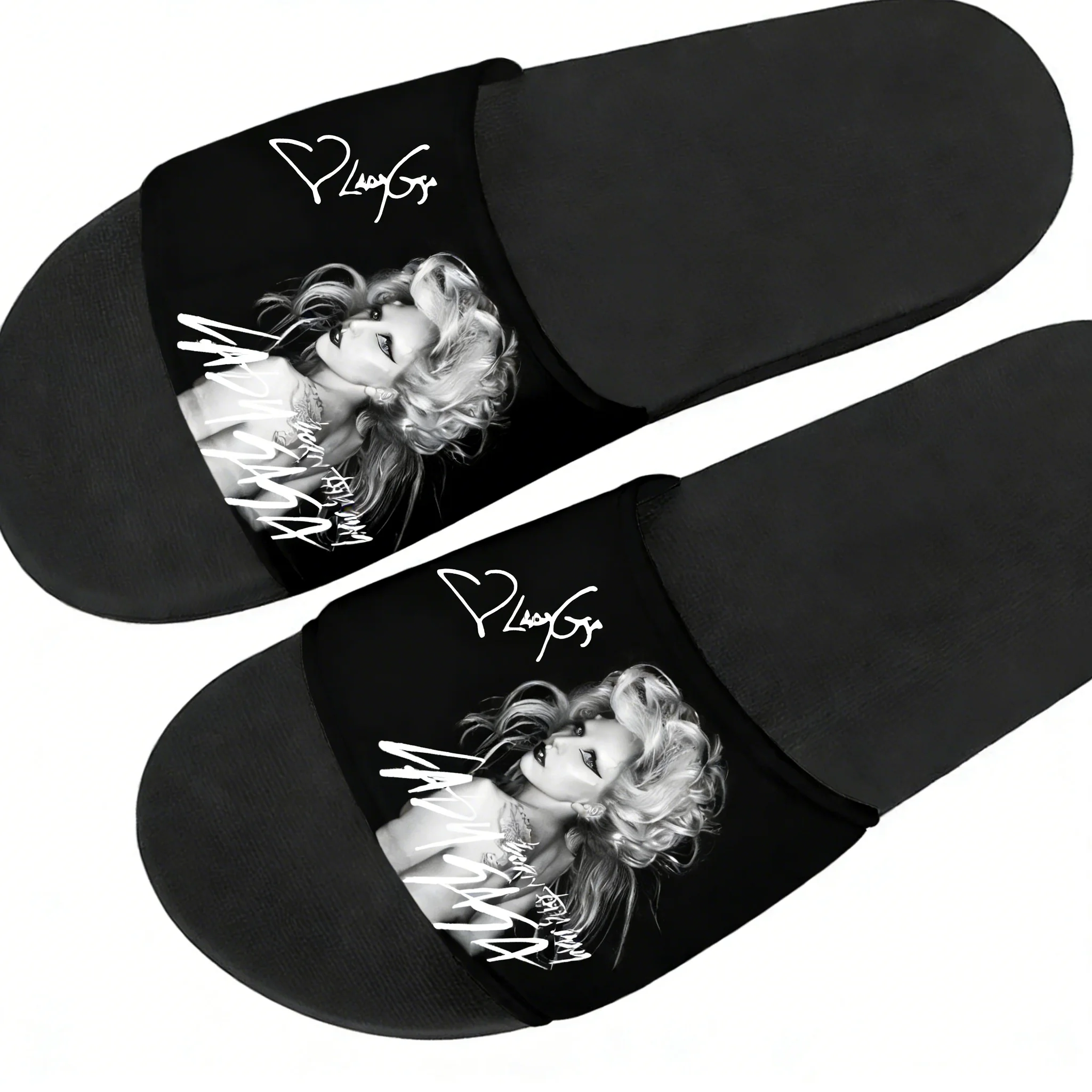 Mens Fashion Sandals - Lady Gaga Slippers Home Water Shoes