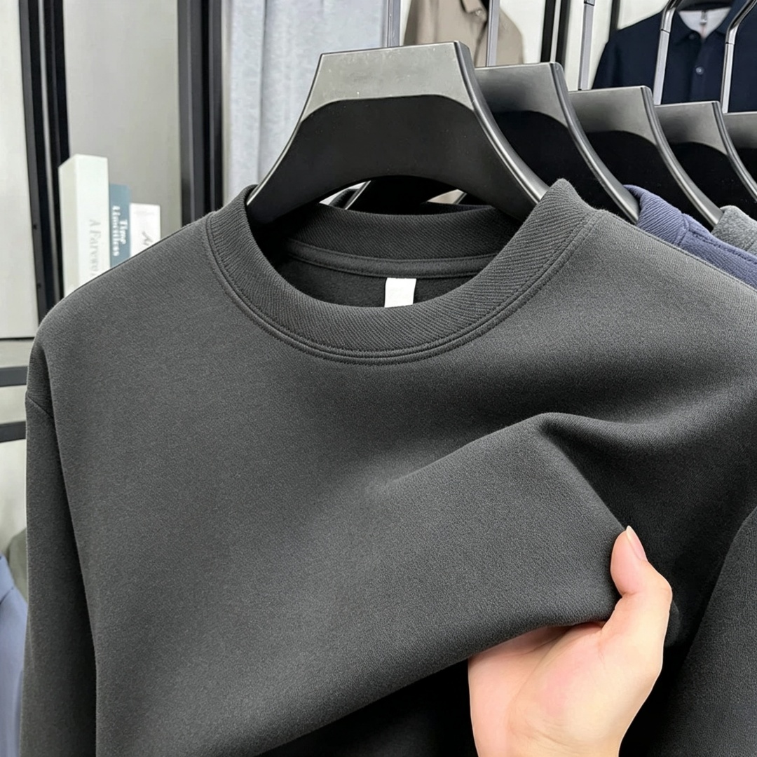 Mens Fashion Top - Soft cotton high-end brand men's long