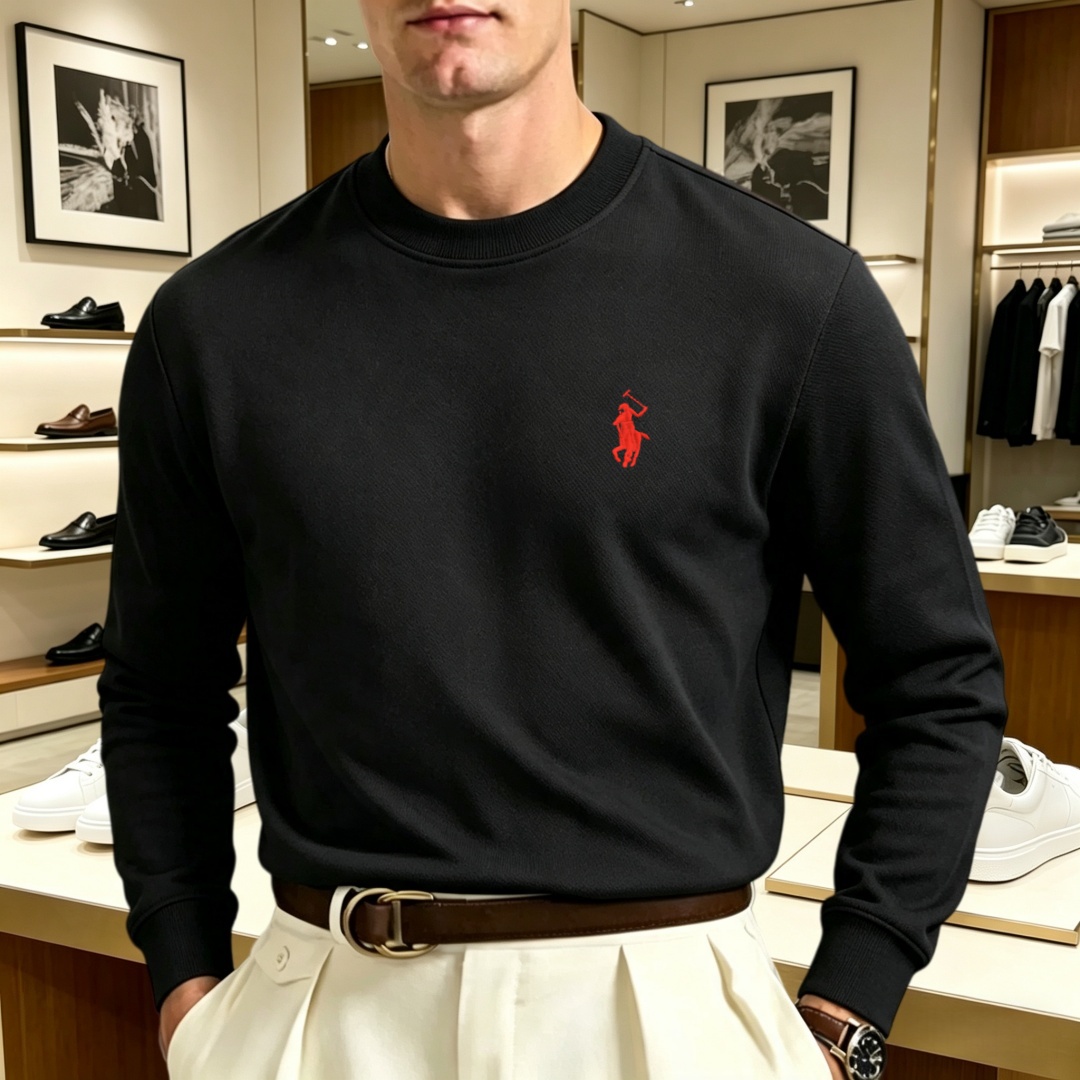 Mens Fashion Top - Soft cotton high-end brand men's long