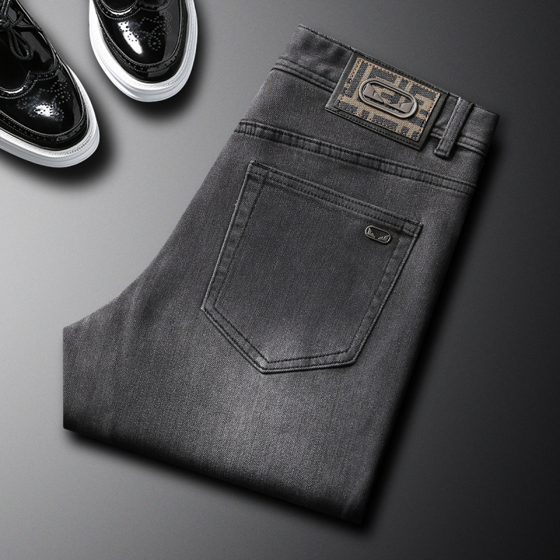 2025 autumn new trendy brand j - Men'S Fashion Grey Jeans ulasan dan harga