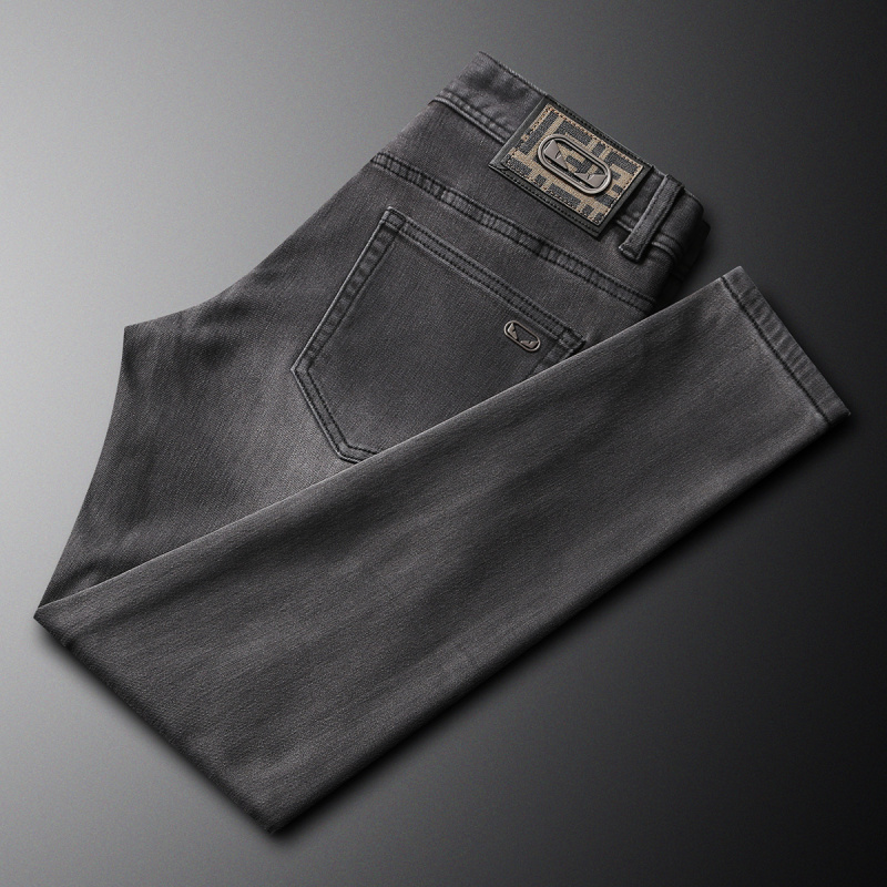 2025 autumn new trendy brand j - Men'S Fashion Grey Jeans ulasan dan harga