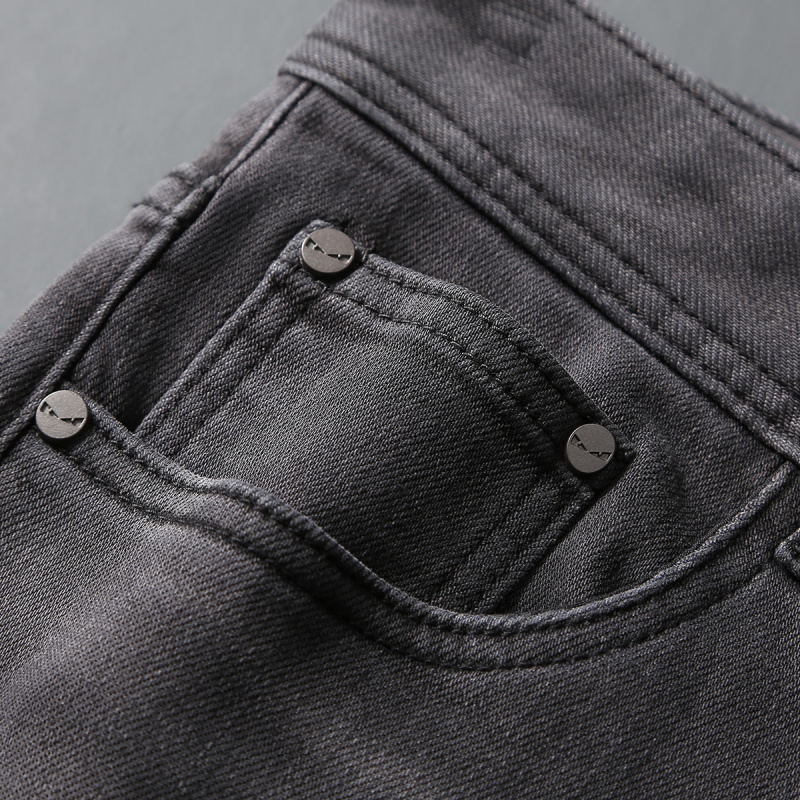 2025 autumn new trendy brand j - Men'S Fashion Grey Jeans ulasan dan harga