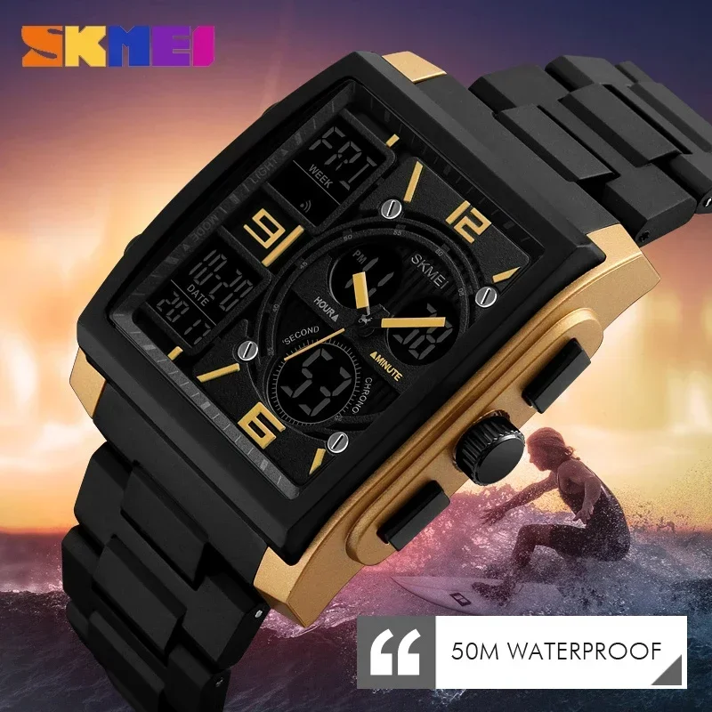 SKMEI 1274 Watwrproof EL Light - Men'S Fashion Zone ulasan dan harga
