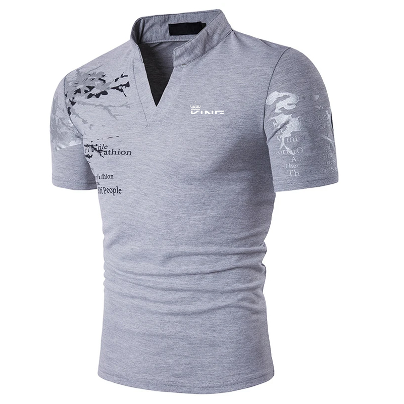 Men's Polo Shirt Golf Shirt Gr - Men'S Fashion Golf Clothing ulasan dan harga