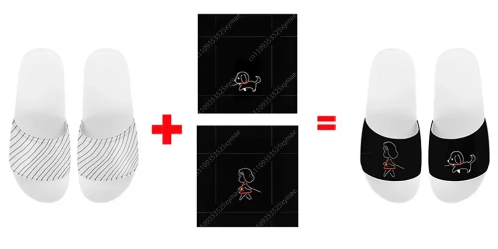 men Custom Pattern Slippers Ge - Mens Fashion Sandals ulasan dan harga