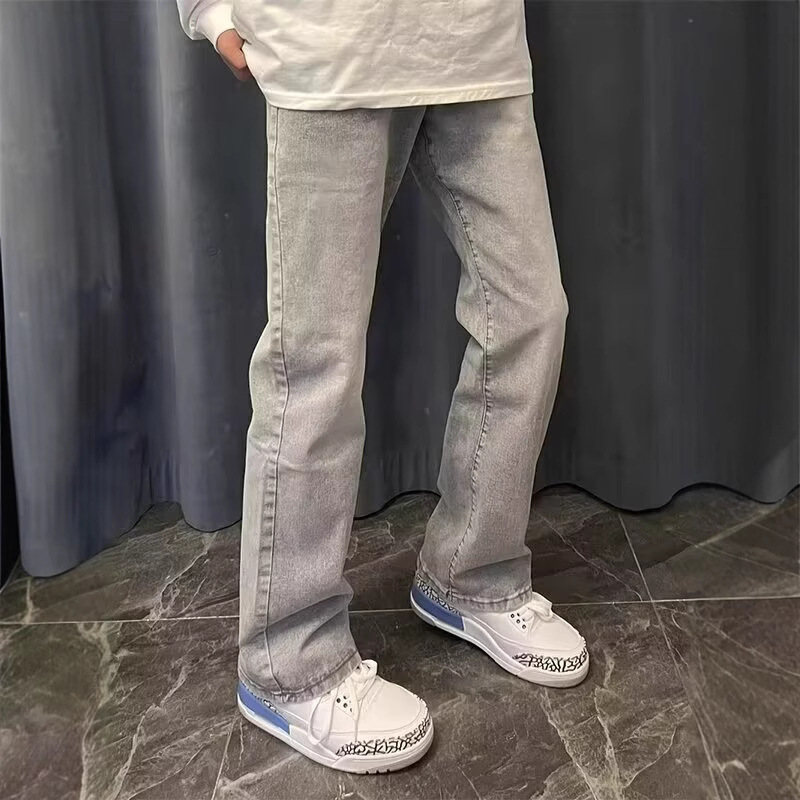 American Vintage New Fashion M - Men'S Fashion Grey Jeans ulasan dan harga