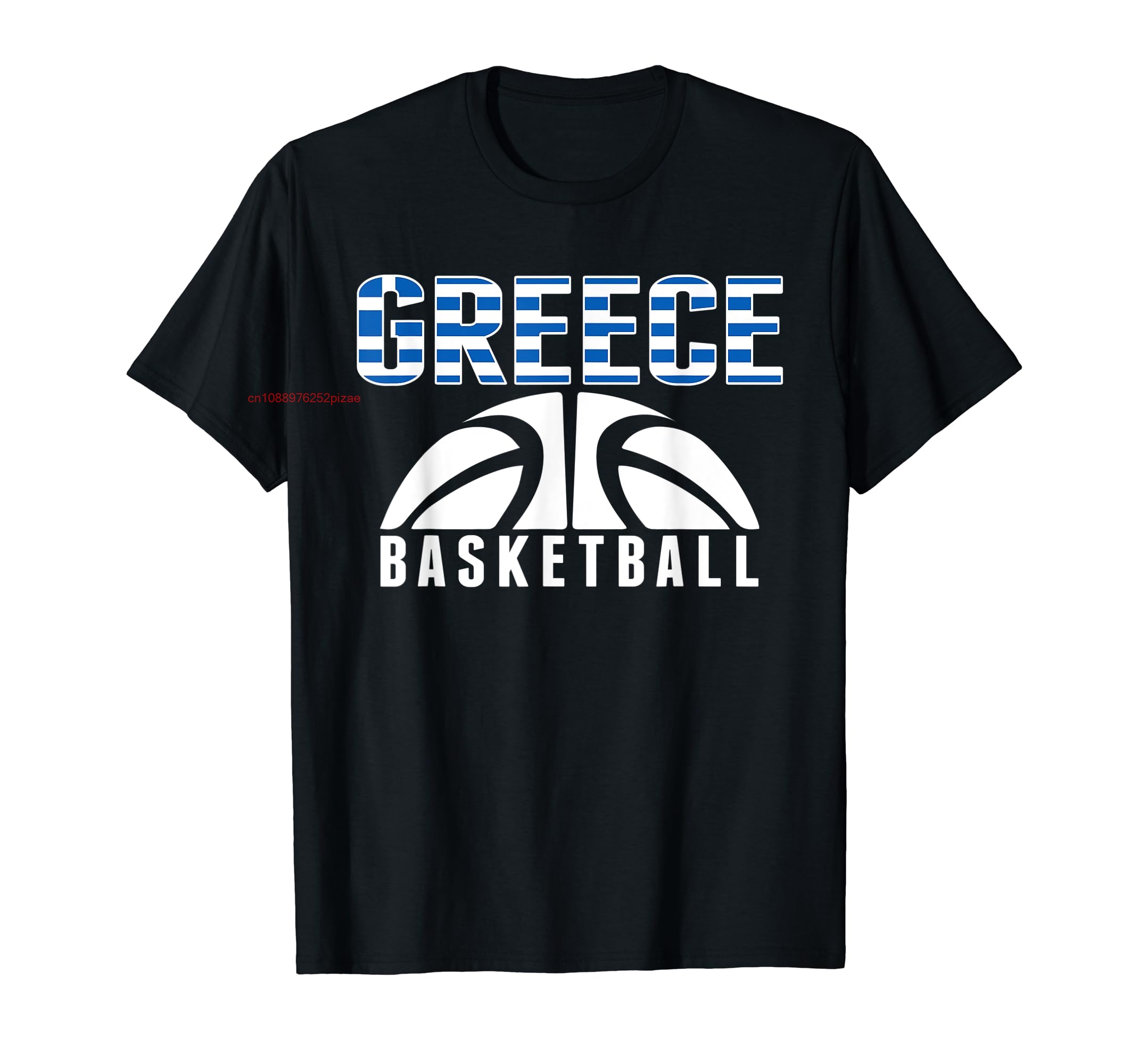 100% Cotton Greece Basketball  - Men'S Fashion Greece ulasan dan harga