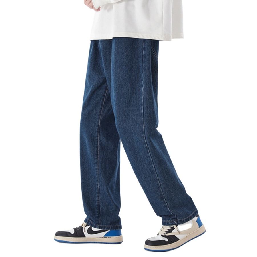 2026 New Korean Fashion Men's  - Men'S Fashion Grey Jeans ulasan dan harga