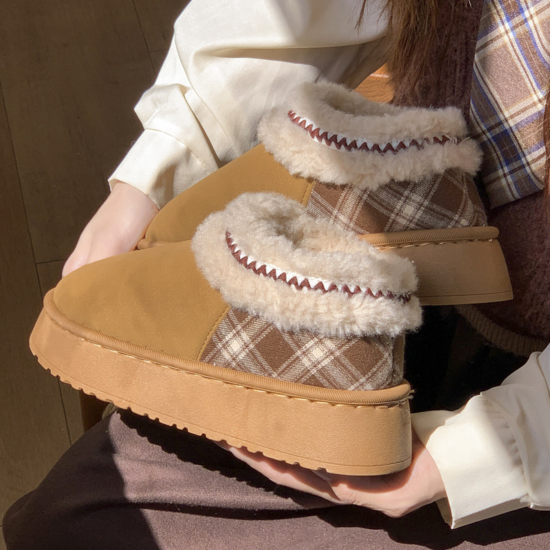 2026 Platform Fluffy Slippers  - Men'S Fashion Houses ulasan dan harga