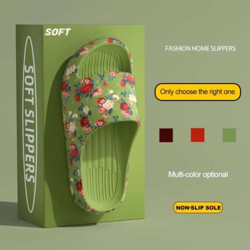House Cloud Slippers Men Flora - Men'S Fashion Houses ulasan dan harga