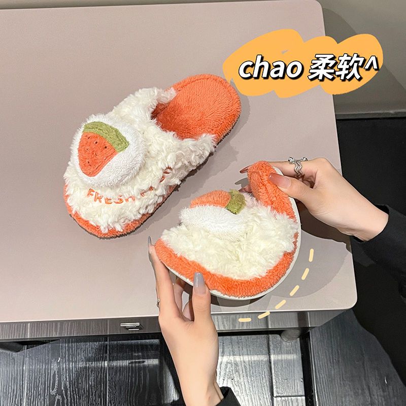 Women fluffy Cotton Slippers W - Men'S Fashion Houses ulasan dan harga