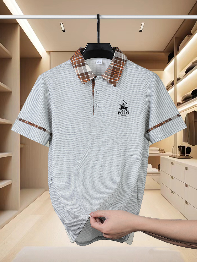Men's Polo Shirt Golf Shirt Gr - Men'S Fashion Golf Clothing ulasan dan harga