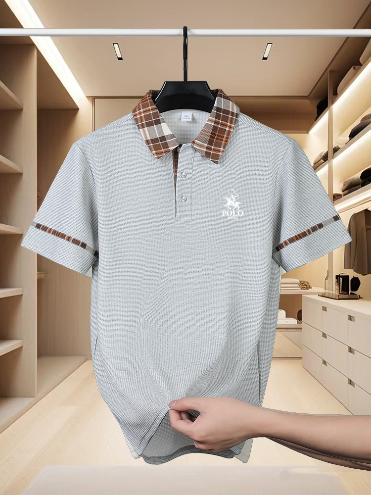 Men's Polo Shirt Golf Shirt Gr - Men'S Fashion Golf Clothing ulasan dan harga
