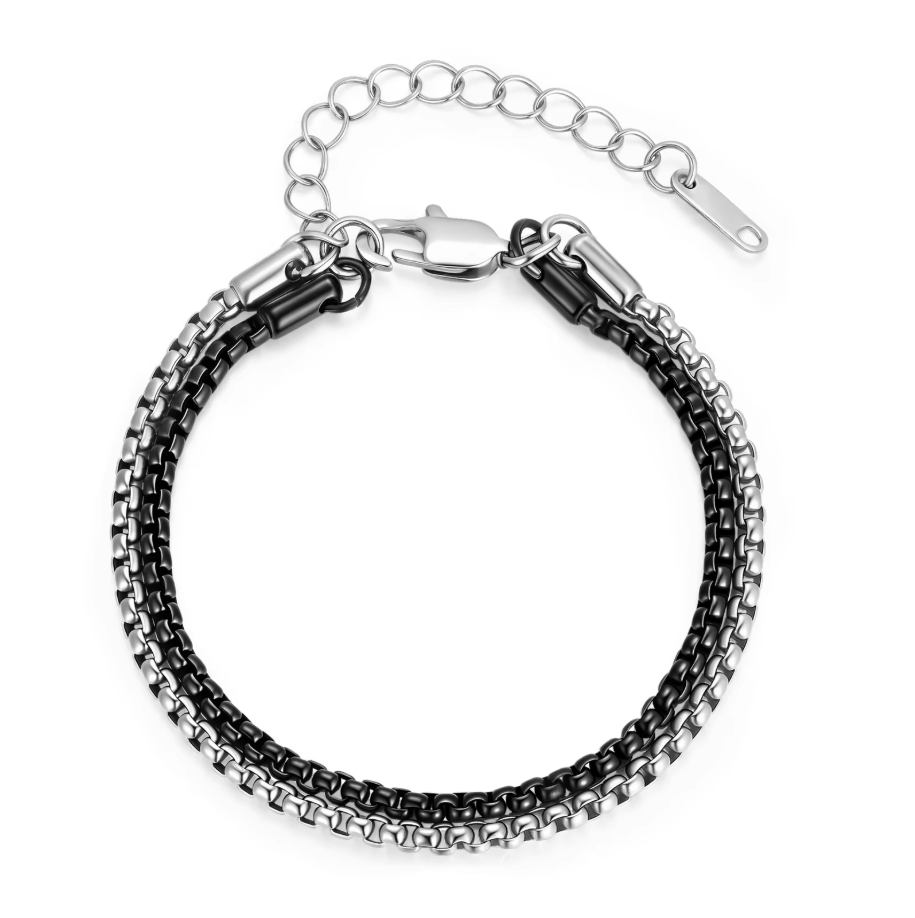 Men Stainless Steel Layered Tw - Men'S Fashion Over 30 ulasan dan harga