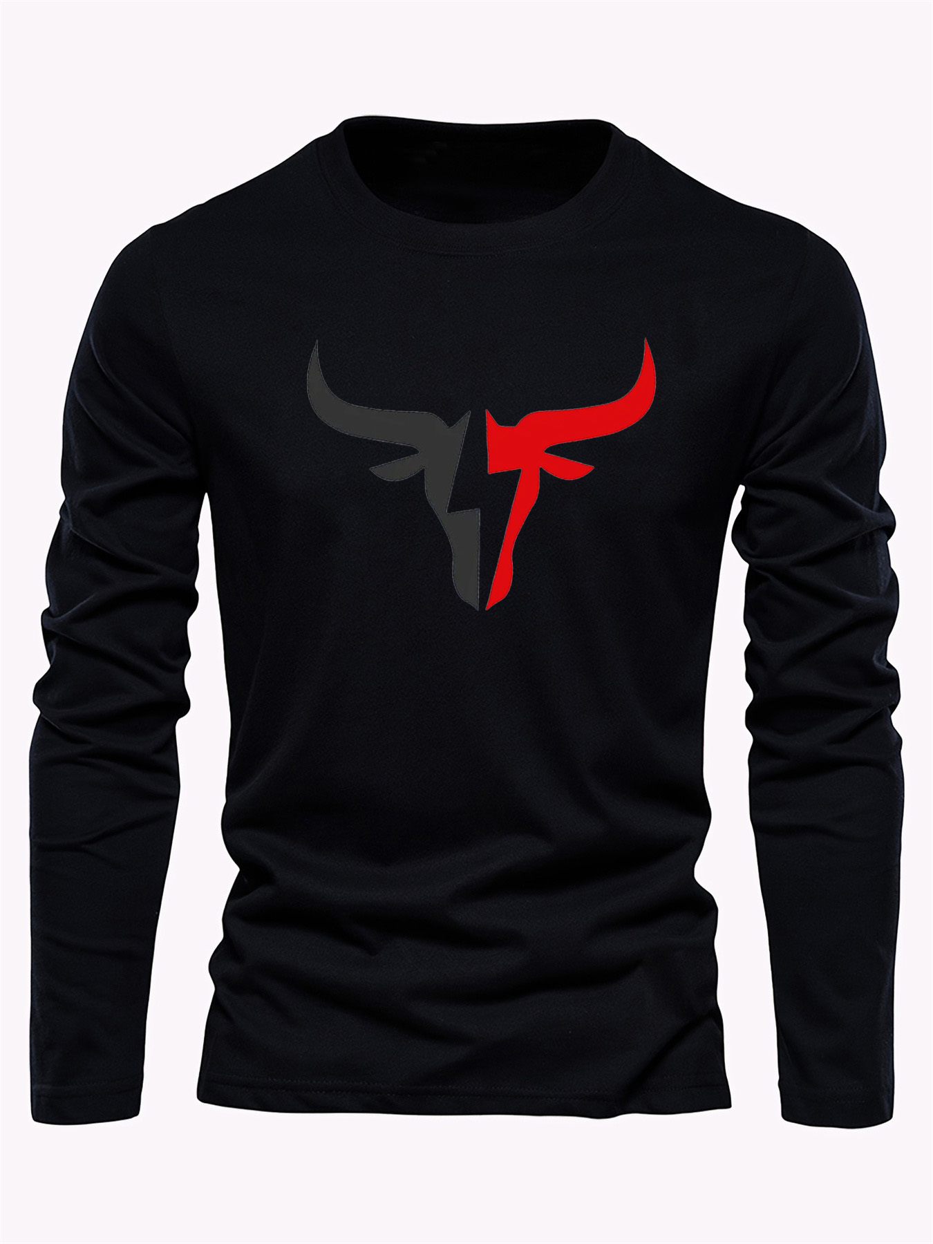 Simple Solid Color Men's Long  - Mens Fashion Top ulasan dan harga