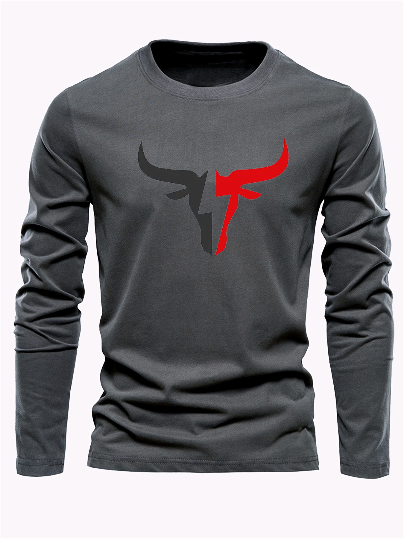 Simple Solid Color Men's Long  - Mens Fashion Top ulasan dan harga