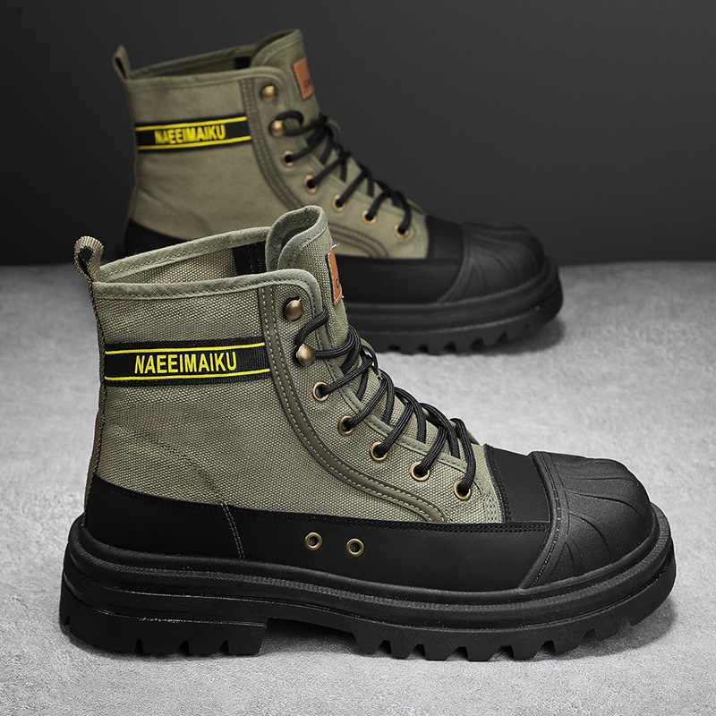 Mens Canvas Boots Fashion High - Men'S Fashion For 45 Years Old ulasan dan harga