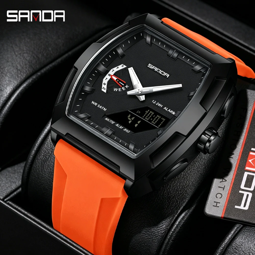 SANDA Military Man Watches Lux - Men'S Fashion Zone ulasan dan harga