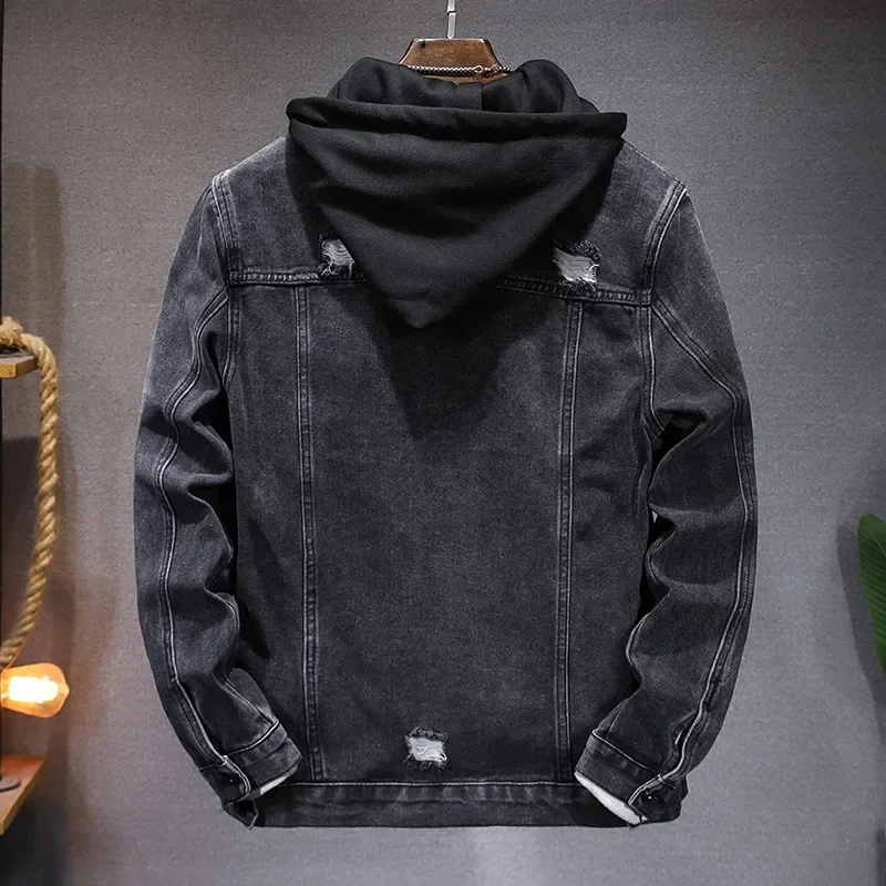 Pop Spring Autumn New Fashion  - Men'S Fashion Grey Jeans ulasan dan harga