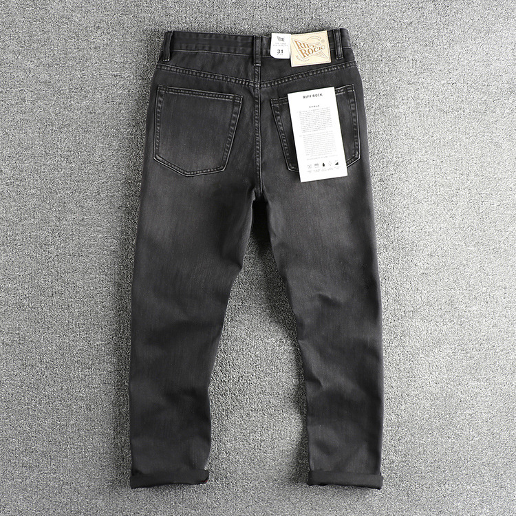 European American New Fashion  - Men'S Fashion Grey Jeans ulasan dan harga