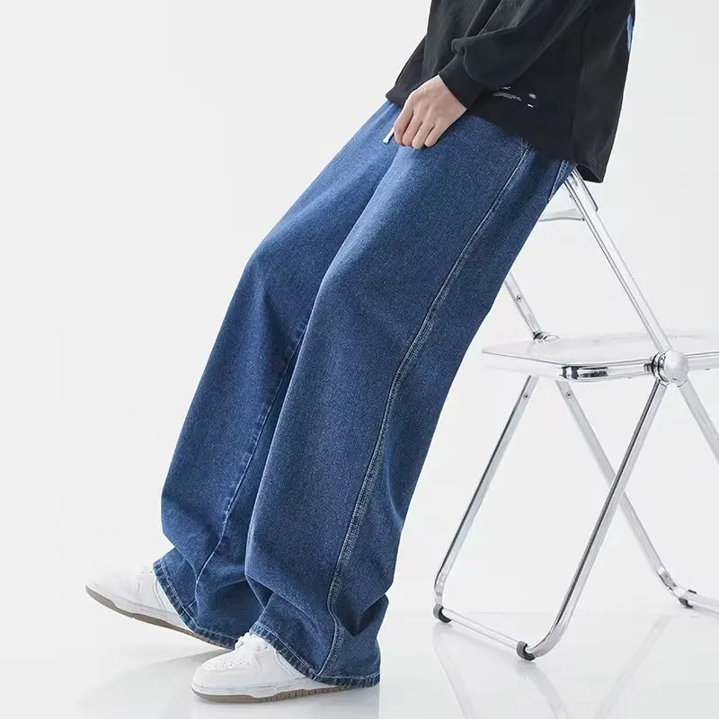 Korean Style Streetwear New Fa - Men'S Fashion Grey Jeans ulasan dan harga
