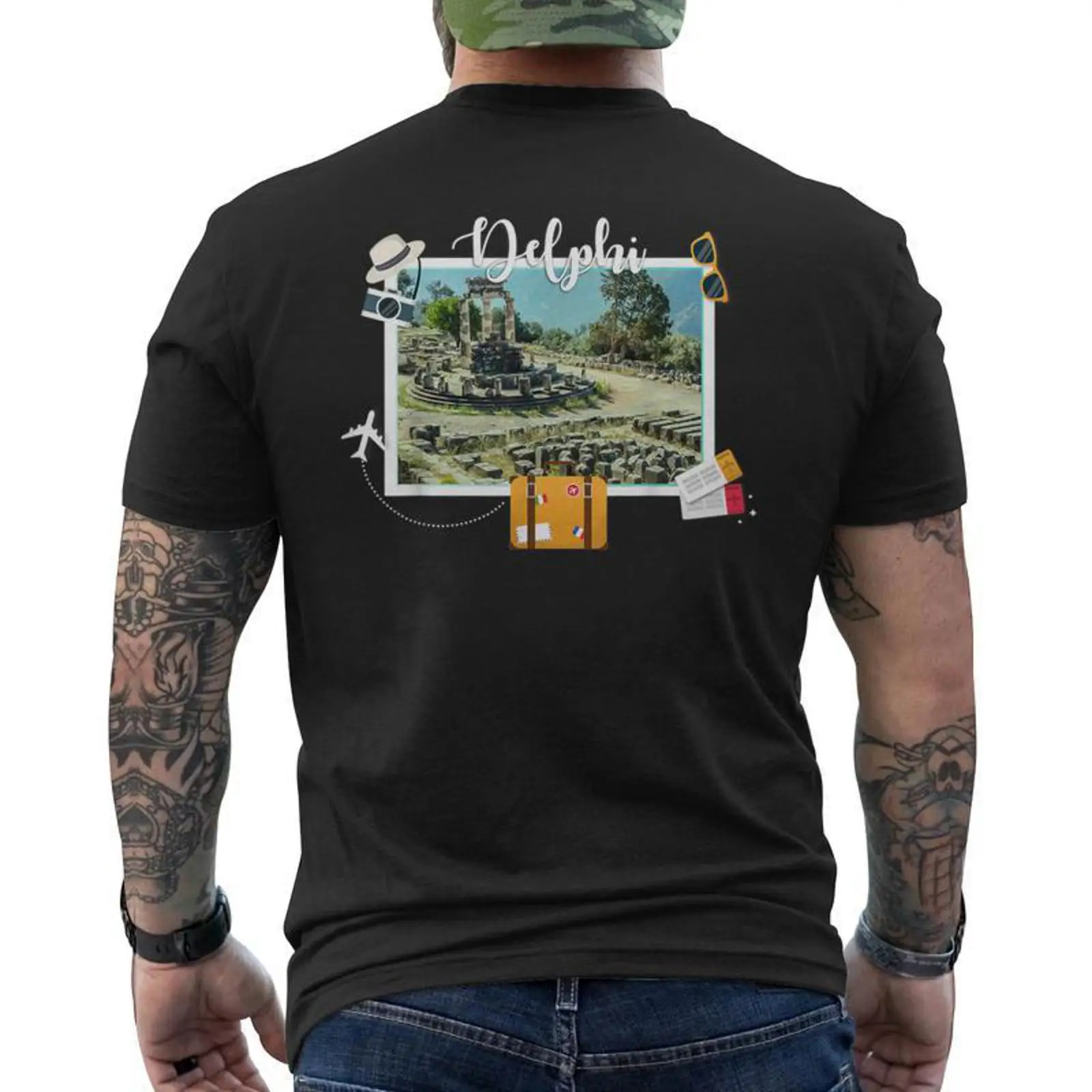 Greece Souvenir Vacation Trave - Men'S Fashion Greece ulasan dan harga