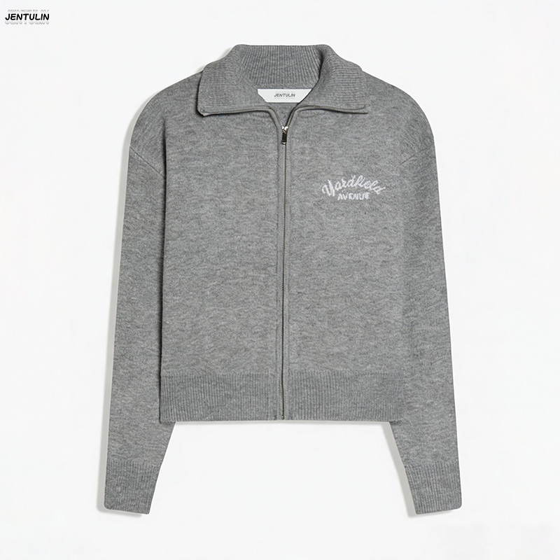 Retro Spliced ​​Zipper Knitted - Mens Fashion Mullet ulasan dan harga