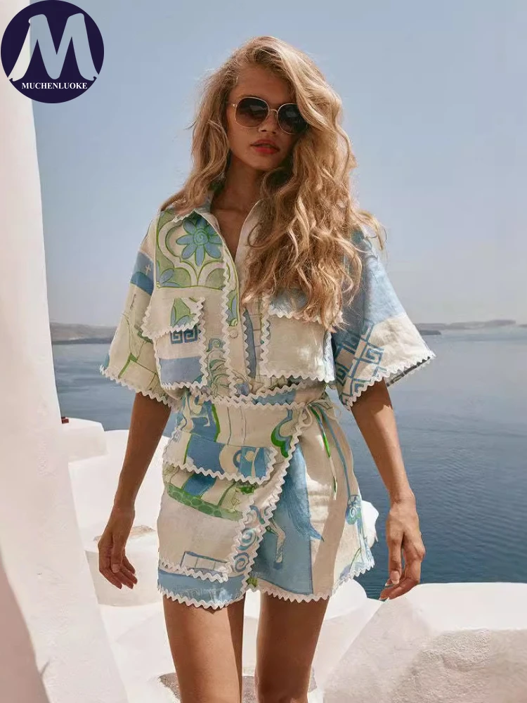 Ladies Summer Two-Piece Set Ca - Men'S Fashion Line ulasan dan harga