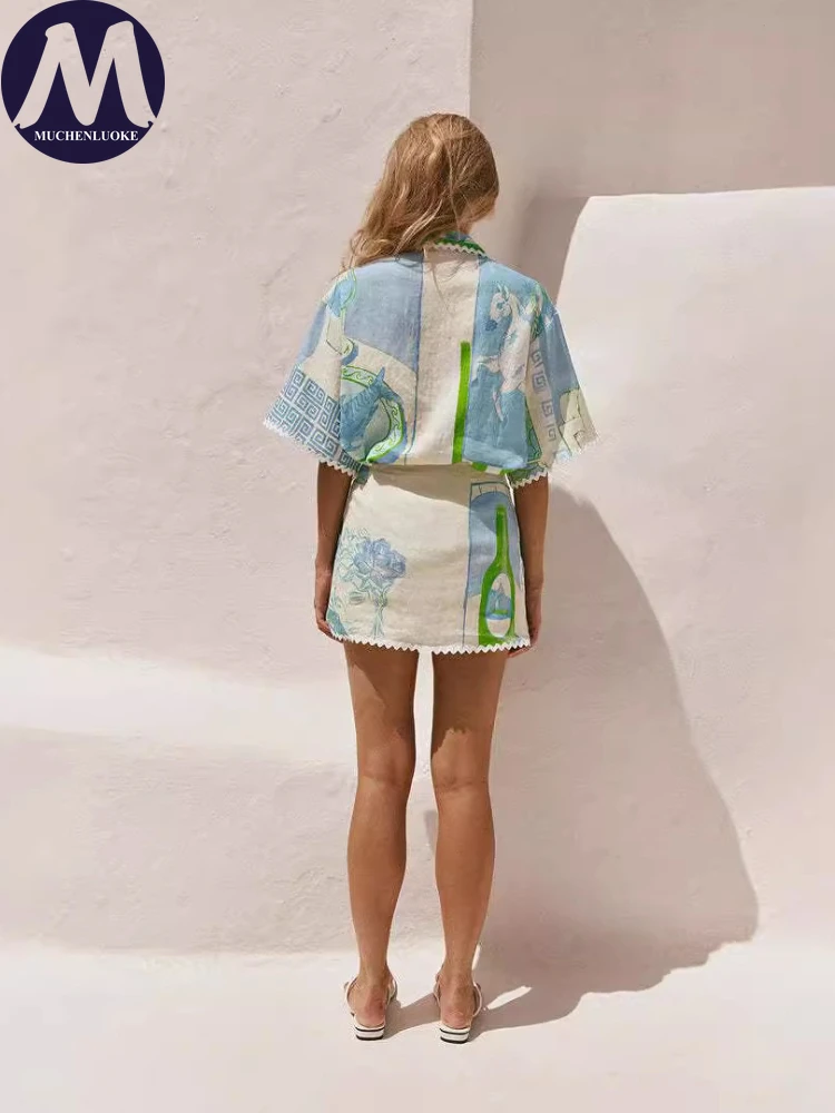 Ladies Summer Two-Piece Set Ca - Men'S Fashion Line ulasan dan harga