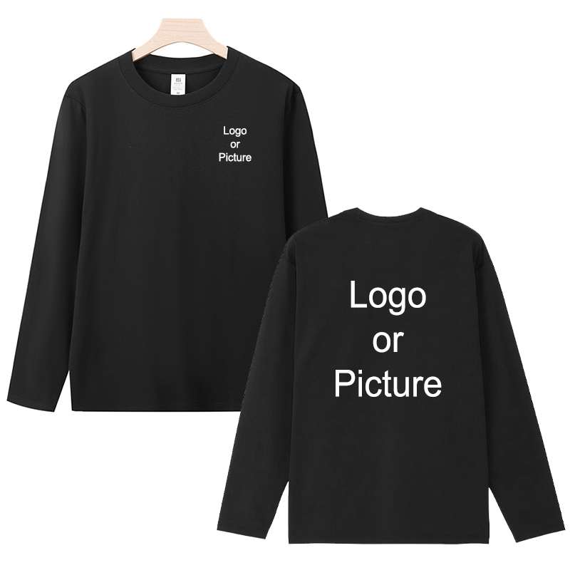 Customized Cotton Long Sleeve  - Mens Fashion Top ulasan dan harga