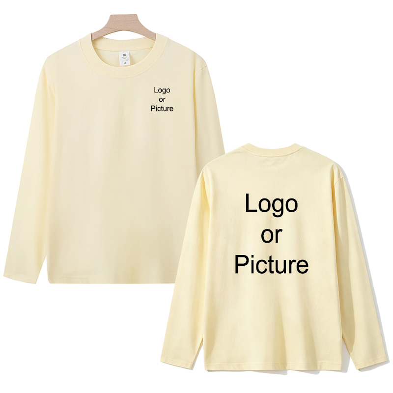 Customized Cotton Long Sleeve  - Mens Fashion Top ulasan dan harga