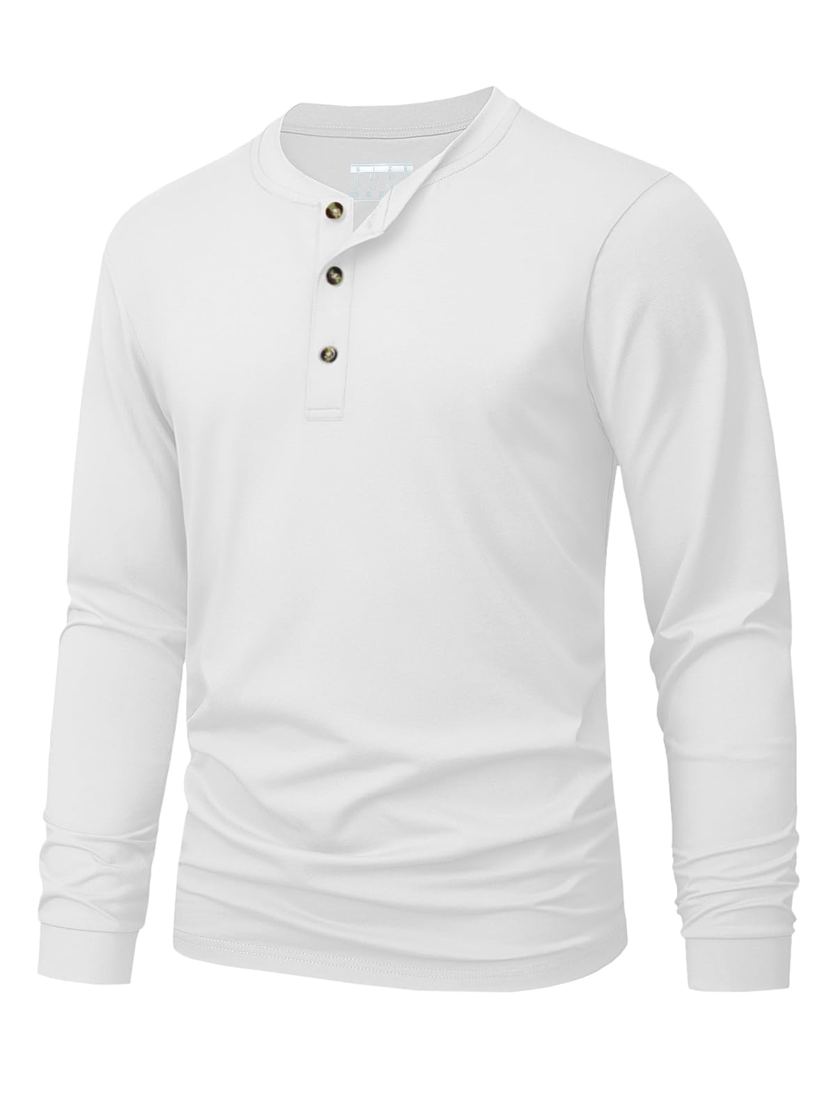 Men's Henley T-Shirt Simple So - Mens Fashion Top ulasan dan harga