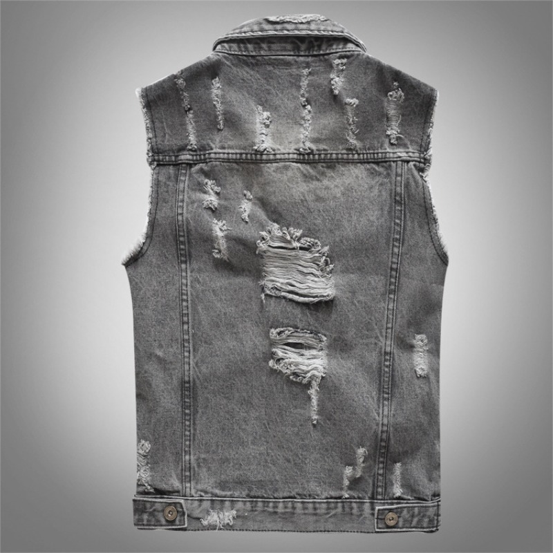 New Fashion Men Retro Grey Den - Men'S Fashion Grey Jeans ulasan dan harga