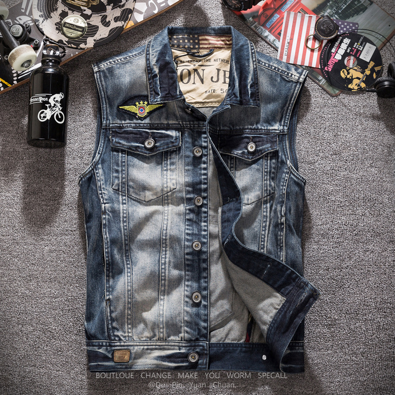 New Fashion Men Retro Grey Den - Men'S Fashion Grey Jeans ulasan dan harga