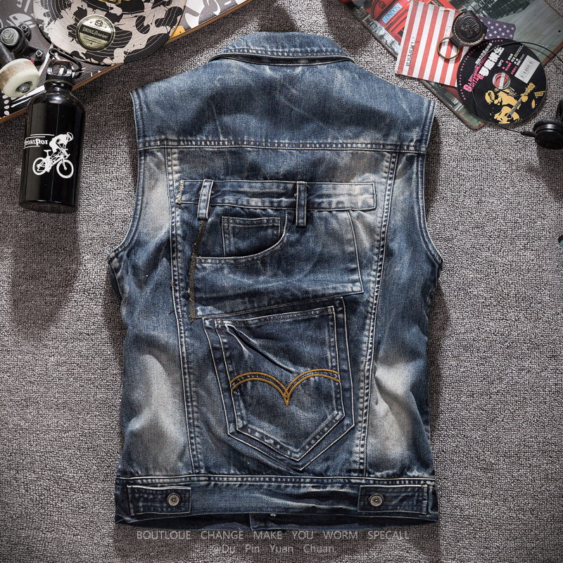 New Fashion Men Retro Grey Den - Men'S Fashion Grey Jeans ulasan dan harga