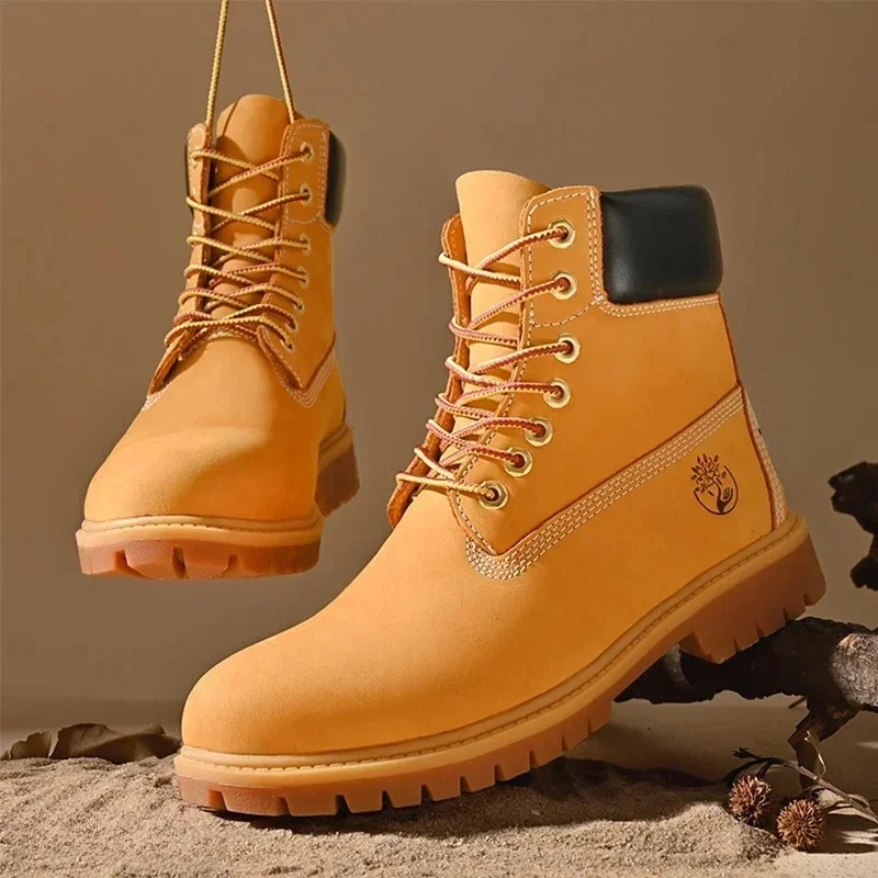 Boots Men High Top Boots High  - Men'S Fashion For 45 Years Old ulasan dan harga