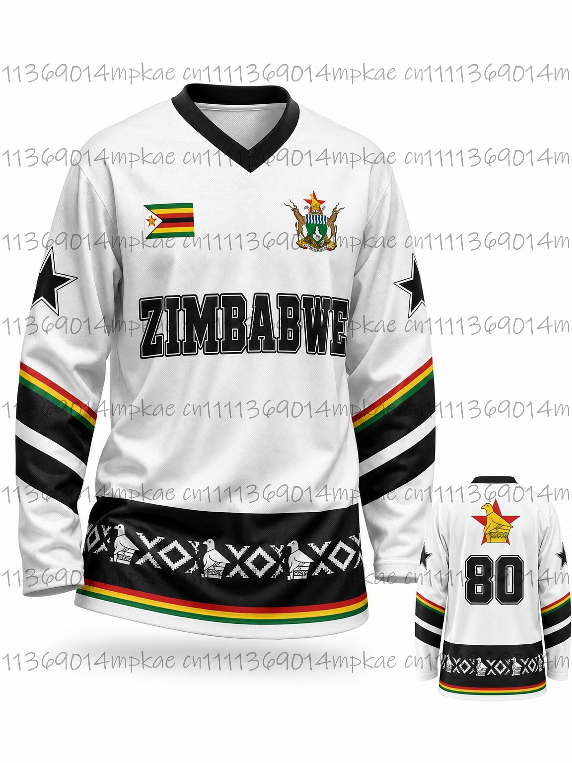 Autumn Zimbabwe Ethnic Street  - Mens Fashion Top ulasan dan harga